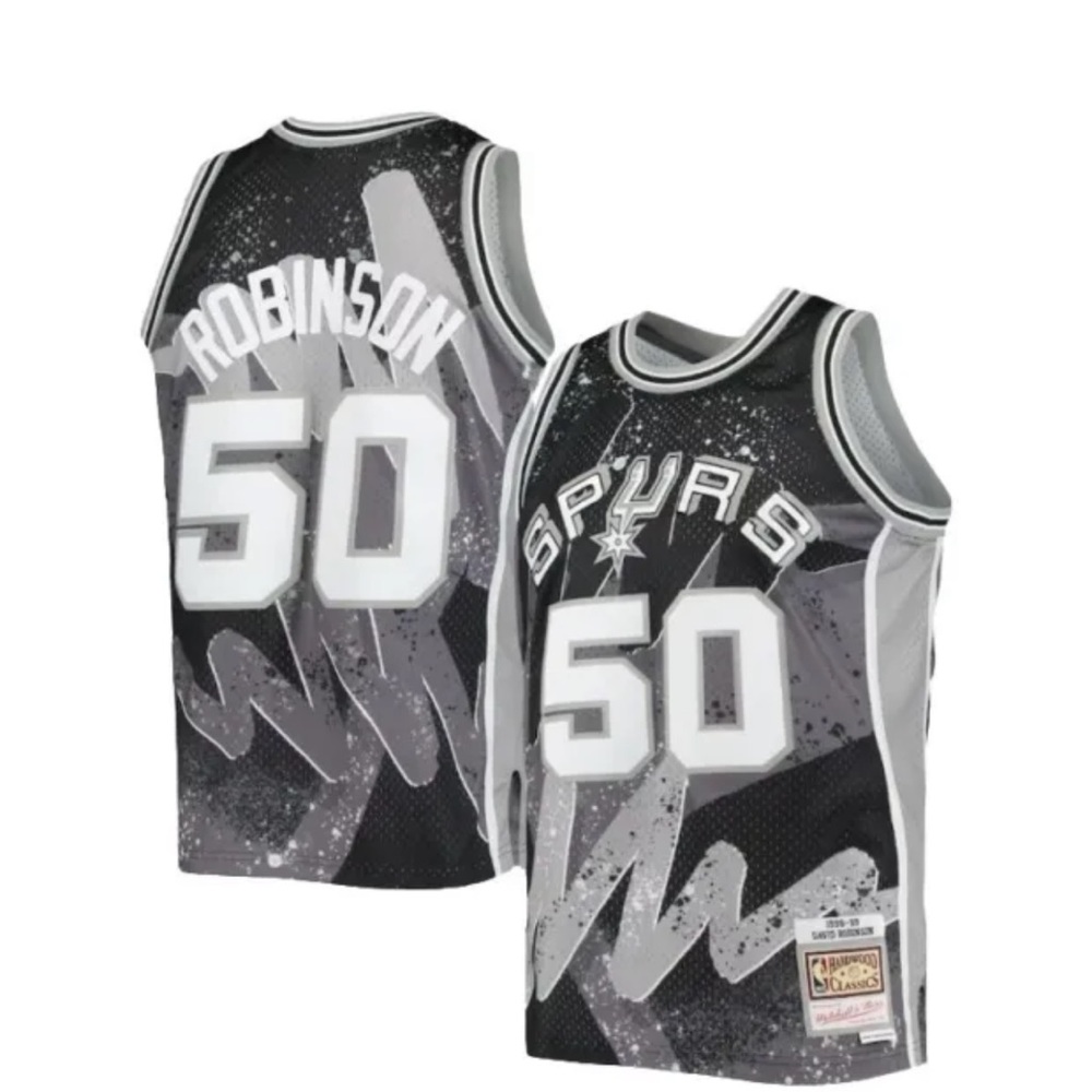 David Robinson San Antonio Spurs Mitchell & Ness 1998 Hyper Jersey Mens Large